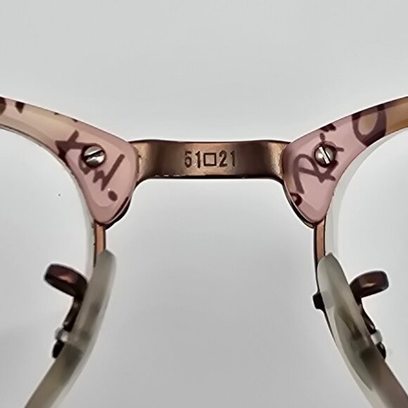 Ray-Ban RB5154 5650 Clubmaster Polished Tortoise on Text Eyeglasses Frame 51mm - Picture 8 of 14